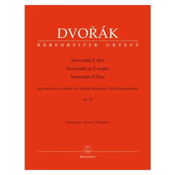 Serenade For String Orchestra E Major Op. 22 - Score