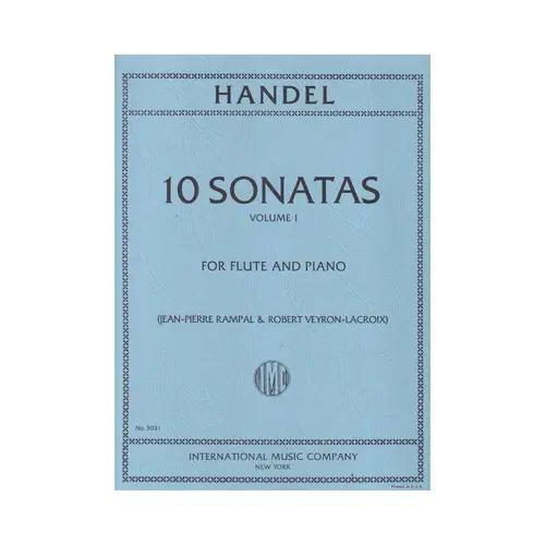10 Sonatas for flute and piano - vol.1