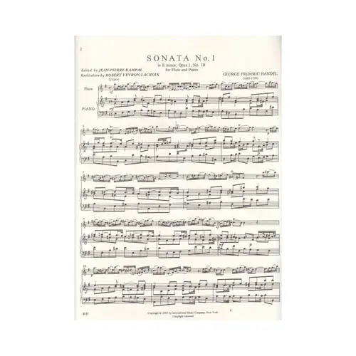 10 Sonatas for flute and piano - vol.1
