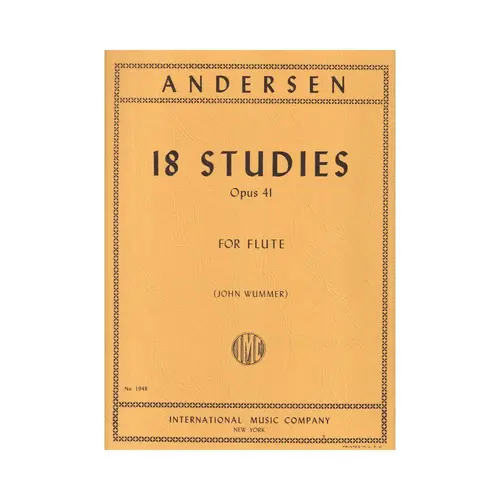 18 Studies For Flute - Op.41