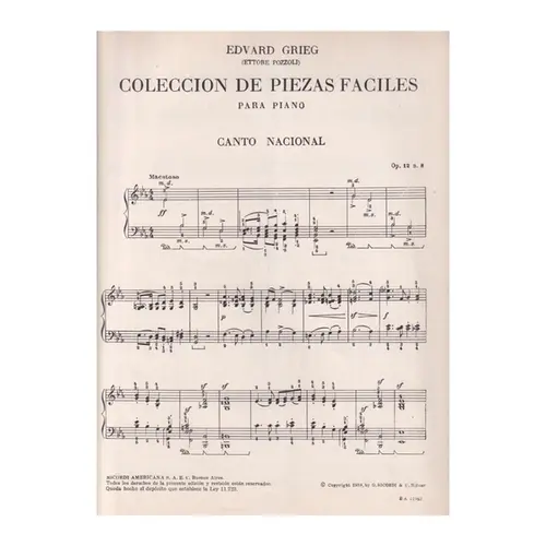 Mi Primer Grieg (Pozzoli)   (Edição Antiga)