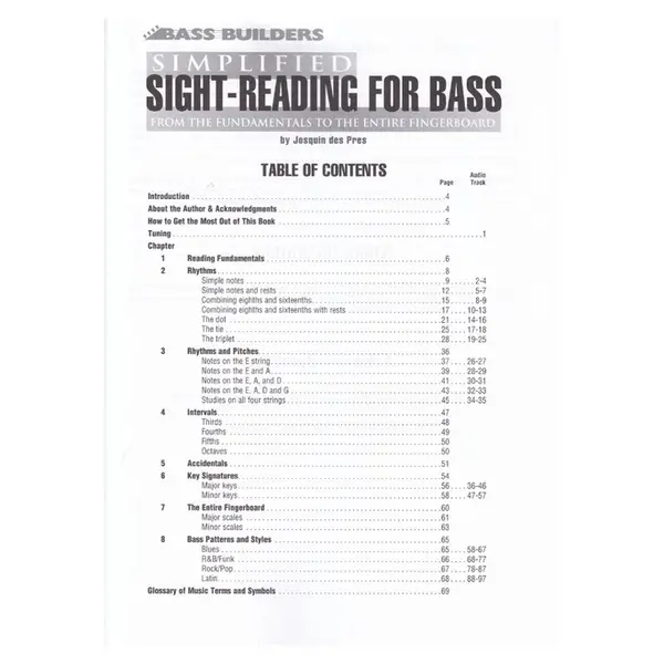 Simplified Sight-Reading For Bass