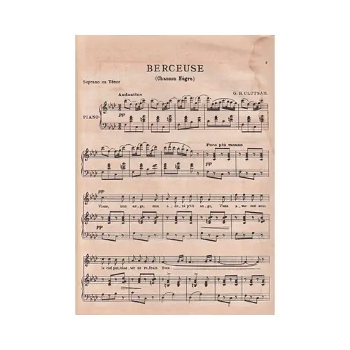Berceuse (Chanson Negre)