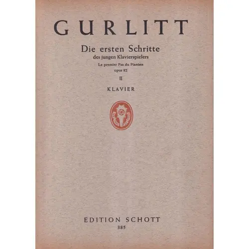 Die Ersten Schritte  - Op.82 Vol.2  (Edição Antiga)