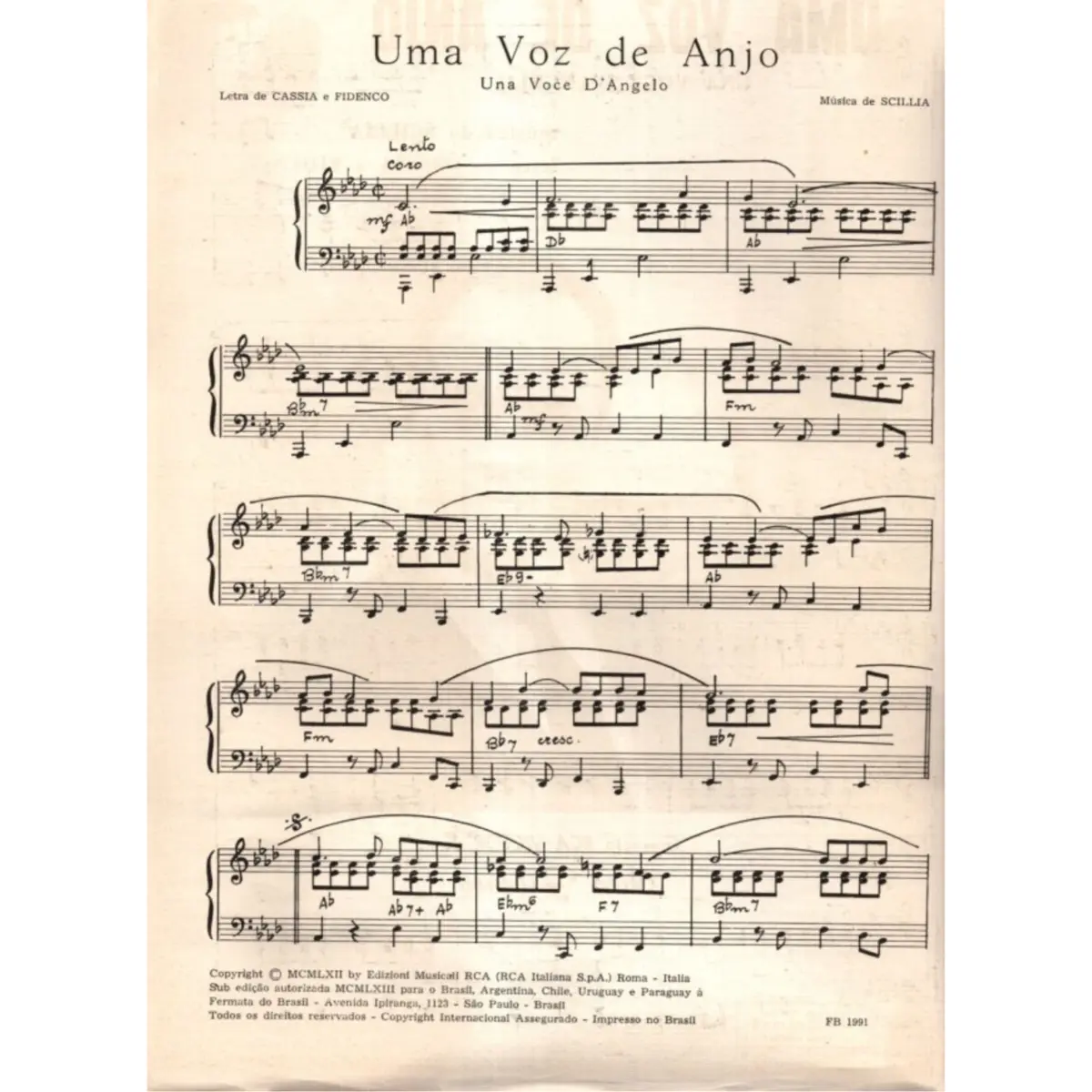 Uma Voz De Anjo - Una Voce D´Angelo