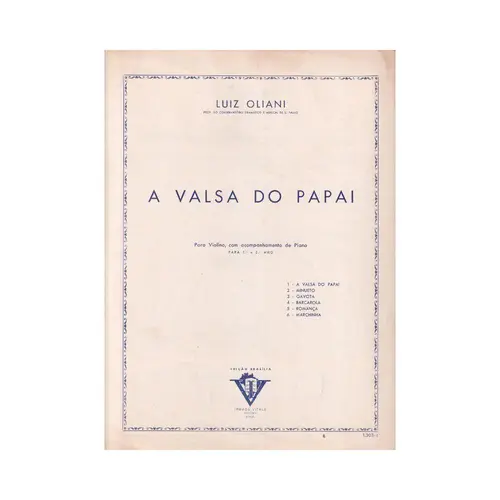 A Valsa Do Papai  - Exemplar Antigo