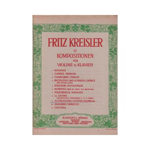 Altdeutsches Schafer-Madrigal