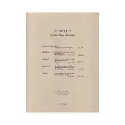 Trio Sonata in A minor for two guitara and viola
