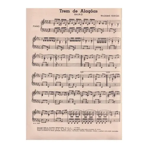 Trem De Alagoas (Baiao)  (Edição Antiga)