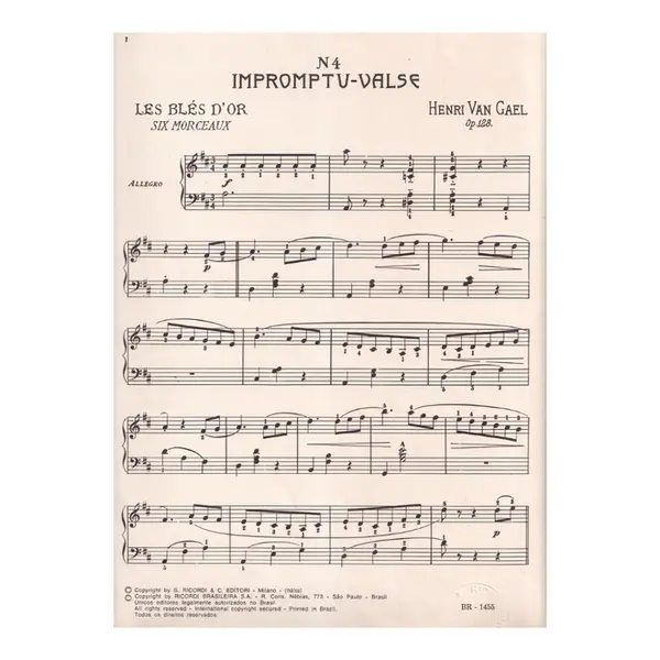 Impromptu - Valse Op.128 - Les Bles D'Or n.4
