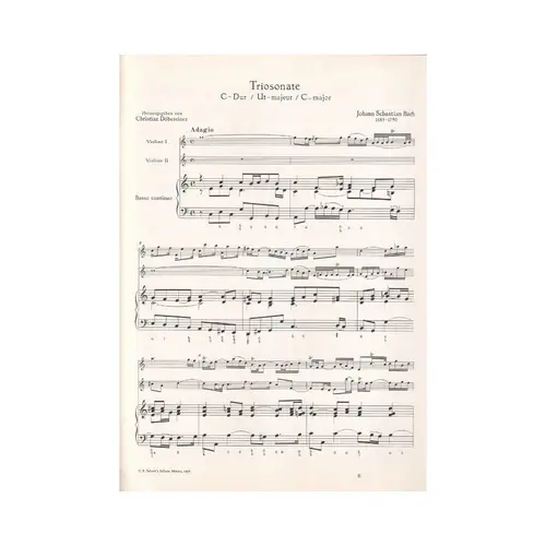 Triosonate C Dur