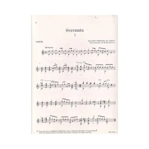 Serenatas - Seculo XVIII