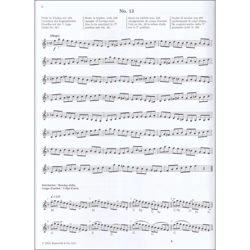 School Of Bowing Technique - Op.2 Vol.2 - Violin