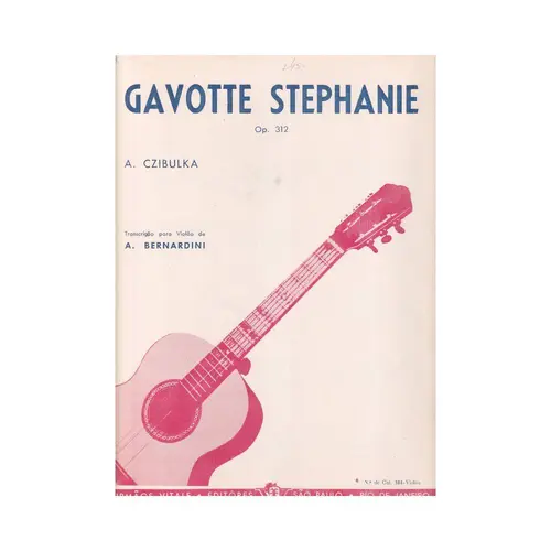 Gavotte Stephanie - Op.312  (Edição Antiga)