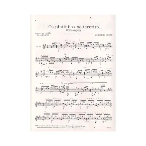 Os Pintinhos No Terreiro - choro-sapeca