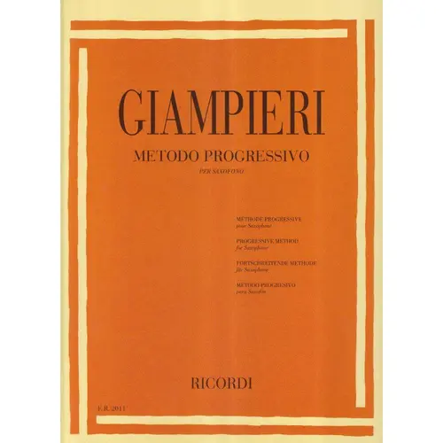 Método Progressivo Per Saxofono