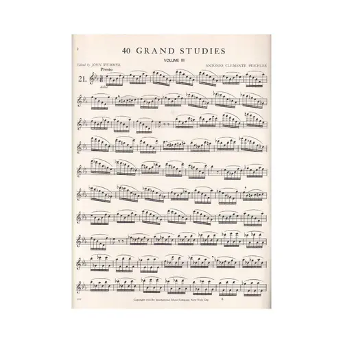 40 Grand Studies - Vol.3 (Flute)