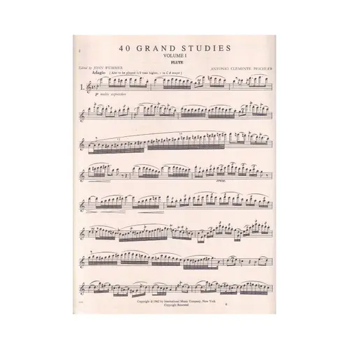 40 Grand Studies - Vol.1 (Flute)