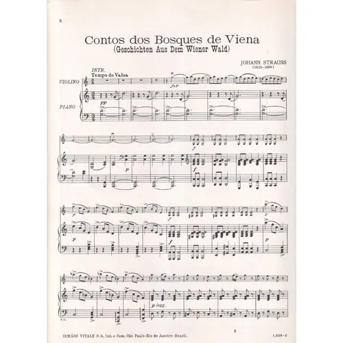 Contos Dos Bosques De Vienna - Valsa