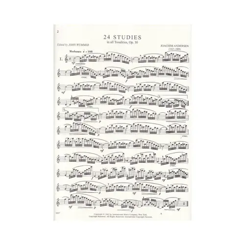 24 Studies - Op.30   For Flute