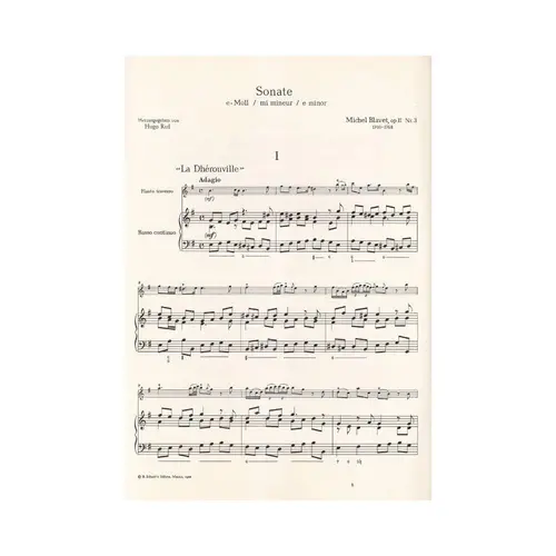 Sonate E Moll - Op.II N.3