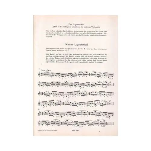 Moderne Violintechnik - Vol.1  (Edição Antiga)