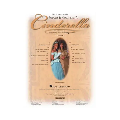 Cinderella - Vocal Selections