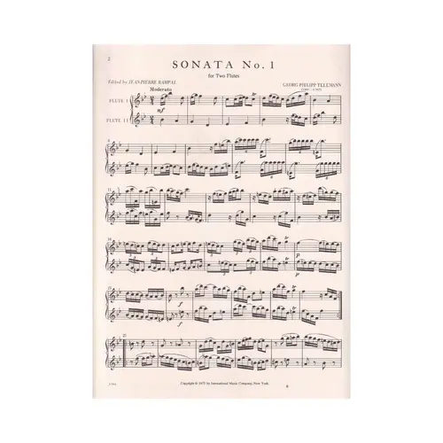 Six Sonatas - Serie II - Vol.1