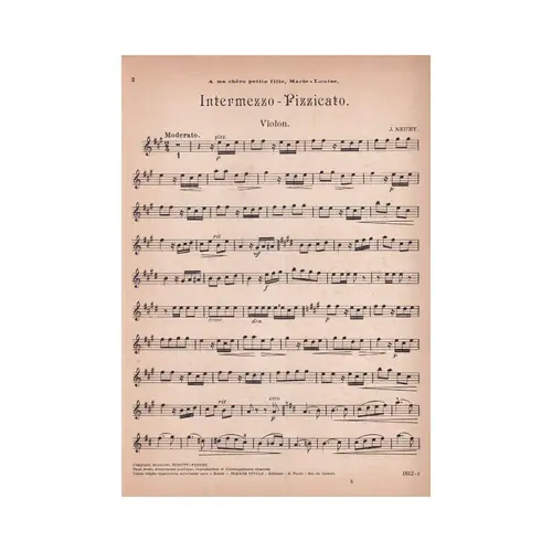 Intermezzo-Pizzicato  (Edição Antiga)