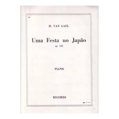 Uma festa no Japão Op.125  - Les Bles D'Or N.1 para piano
