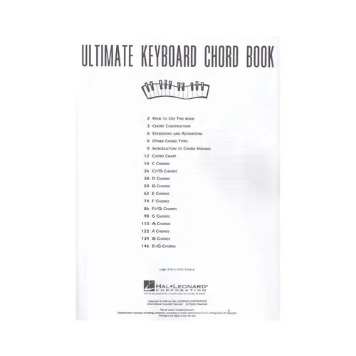 Ultimate Keyboard Chord Book