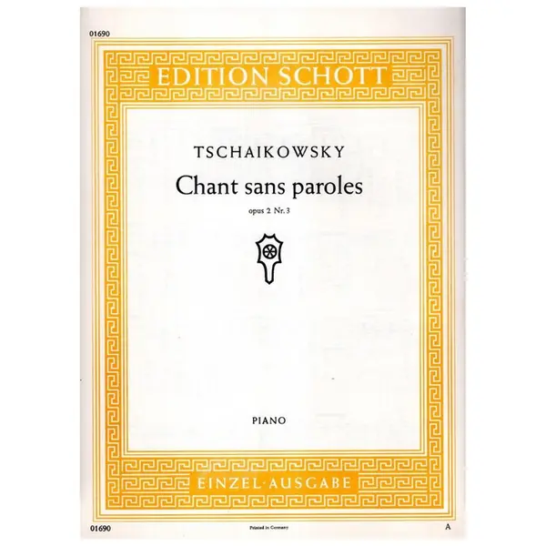 Chant Sans Paroles  op. 2 n. 3 - piano