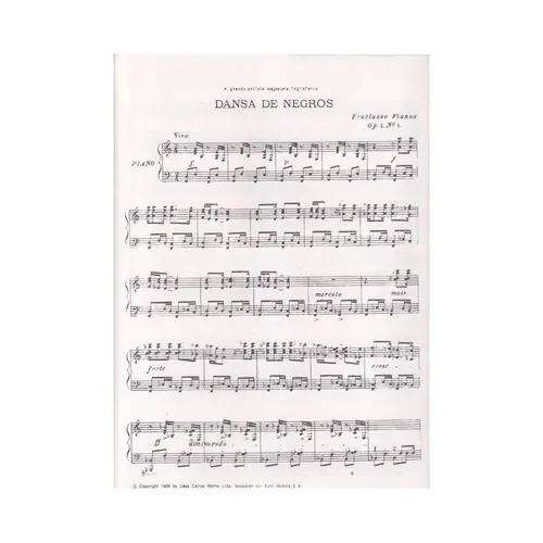 Dansa De Negros - Op.2 N.1