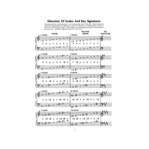 Master Scale And Chord Guide - Keyboard