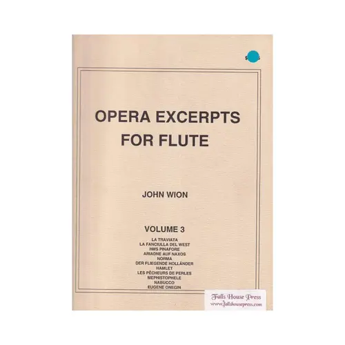 Opera Excerpts For Flute Vol.3