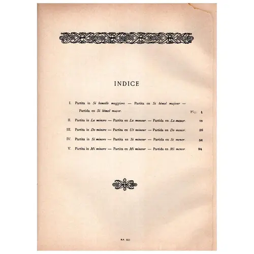 04 Partitas - Obertura francesa para piano