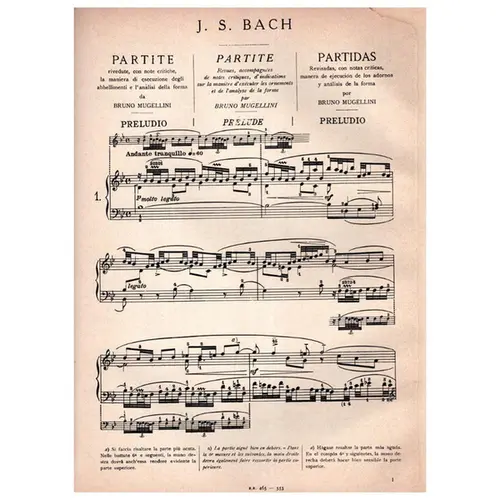 04 Partitas - Obertura francesa para piano