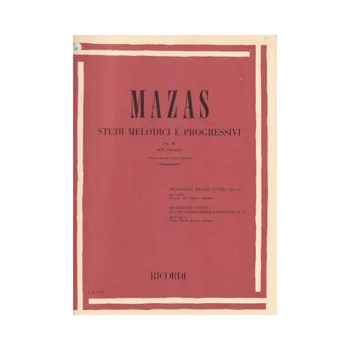 Studi melodicie e progressive Op.36 per violin vol.1 - studi speciali