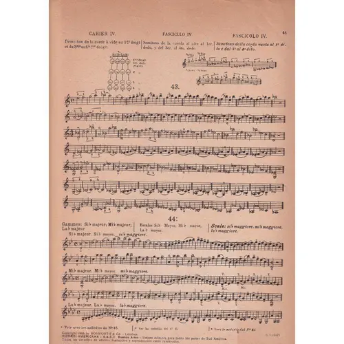 Escuela del Violin Op.6 n.4  (Edição Antiga)