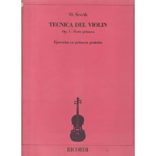 Tecnica Del Violin - Op.1 N.1 - Exemplar Antigo