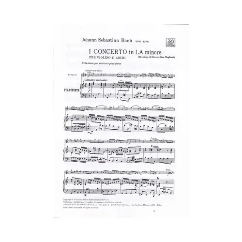 Concerto Em La Menor (Maglioni)