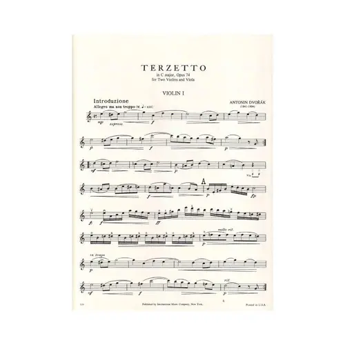 Terzetto In C Major - Op.74 - Partes