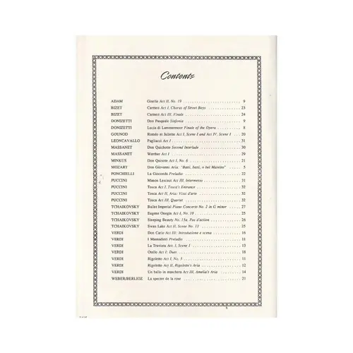 Cello Solos From Opera And Ballet