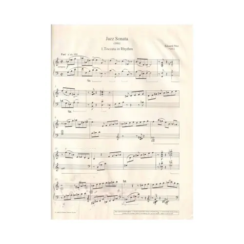 Jazz Sonata For Piano