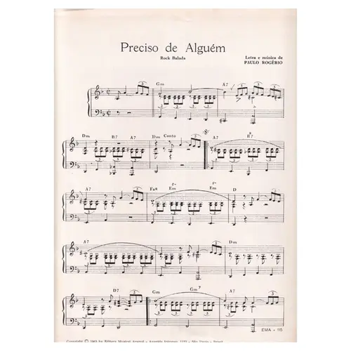 Preciso De Alguém - Rock Balada