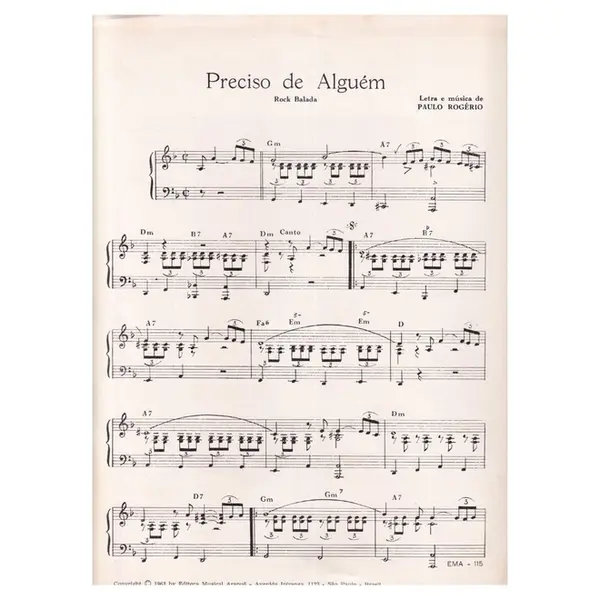 Preciso De Alguém - Rock Balada
