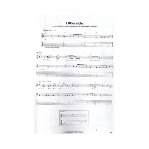 Californication - Guitar Recorded Versions