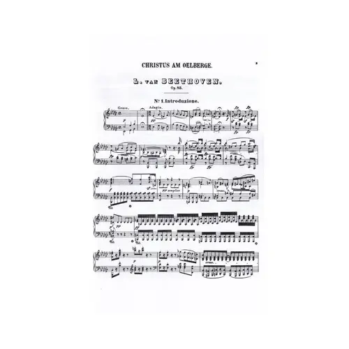 Christus am Oelberge - The Mount of Olives, Opus 85 - Choral Score