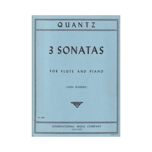 Three Sonatas (Flute)