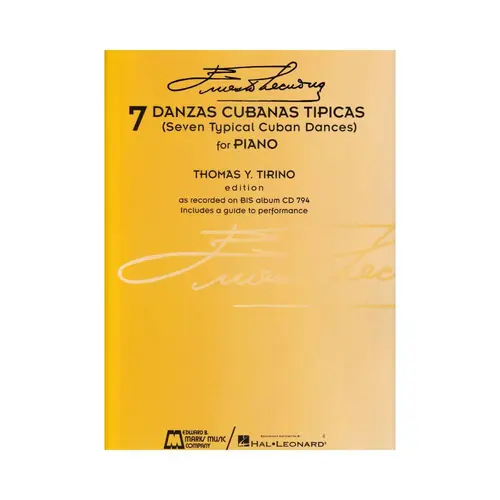 7 Danzas Cubanas Tipicas For Piano